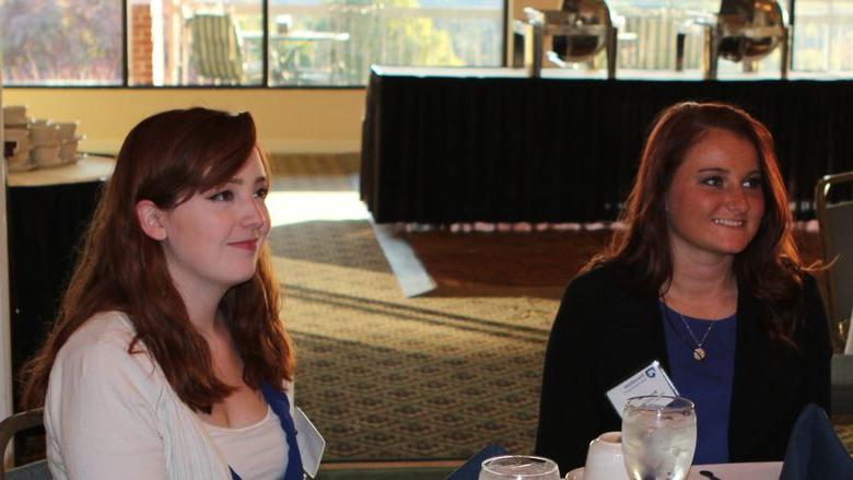 Students at table