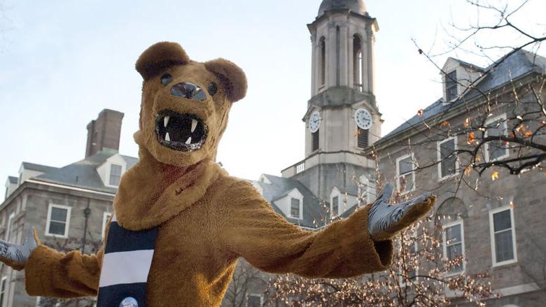 Nittany Lion at Old Main